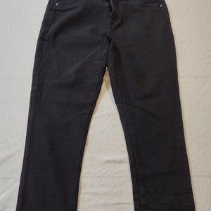 d. jeans   black stretch jeans, jeggings, faux front pockets 2 back pockets